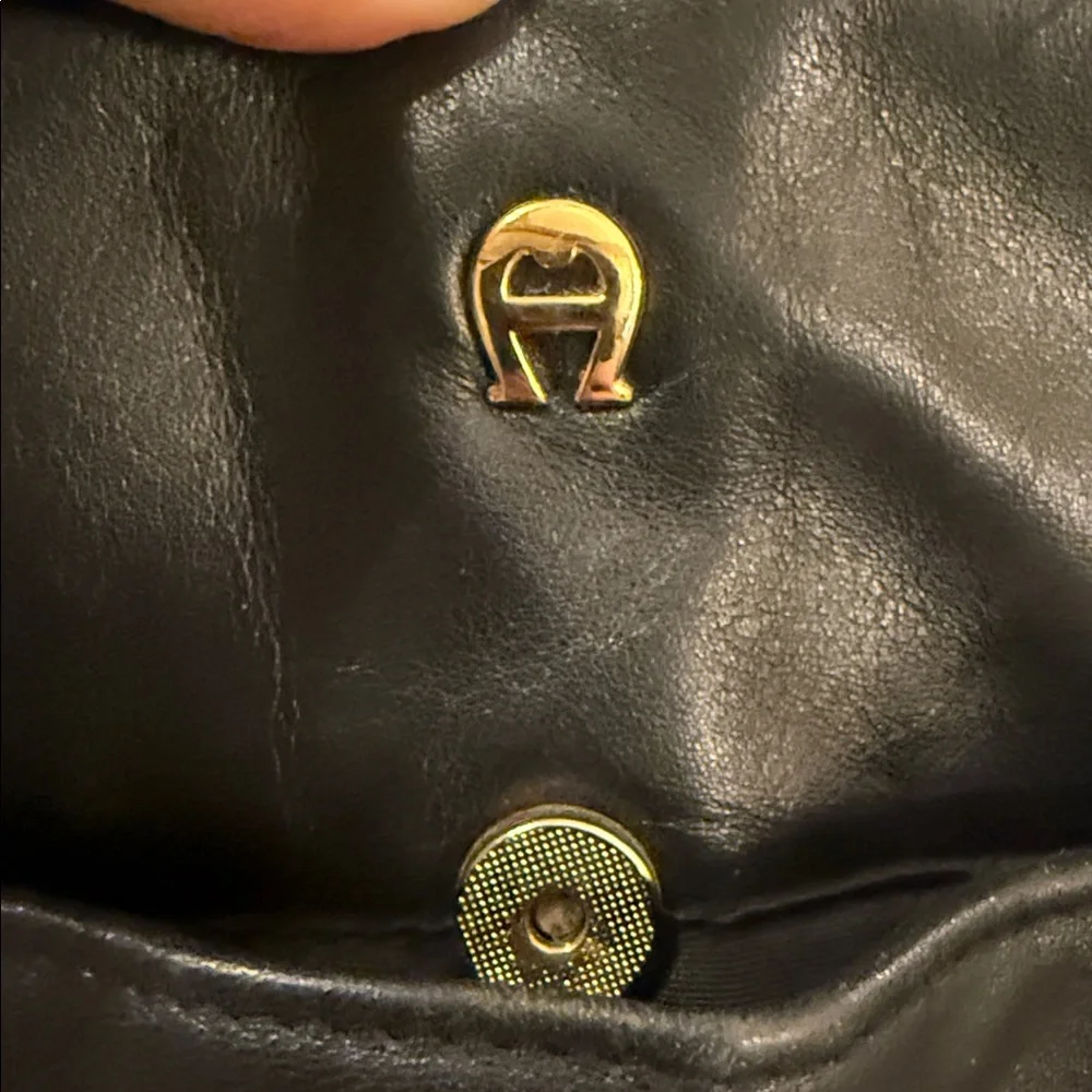 Etienne Aigner Vintage Black Shoulder Bag EUC 1980’s - Picture 9 of 12